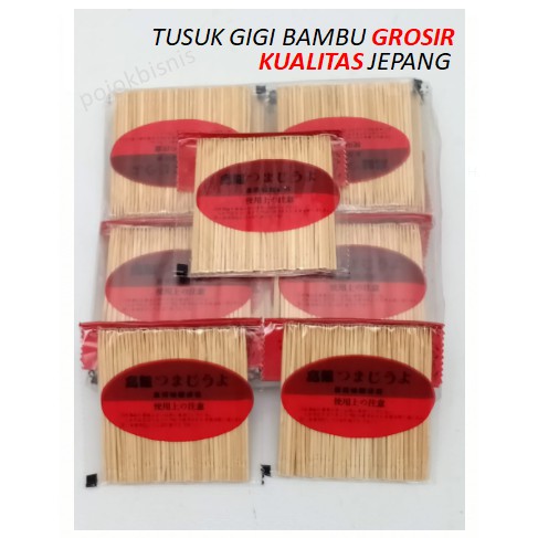 TUSUK GIGI BAMBU GROSIR KUALITAS JEPANG