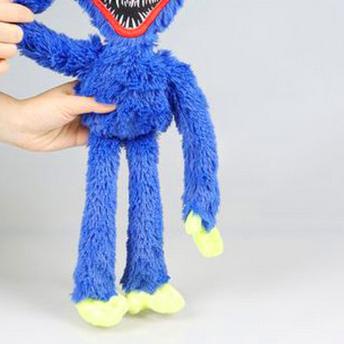 ♪ Boneka Poppy Playtime Plush Toys Huggy Wuggy Plush Toys - Biru Ω