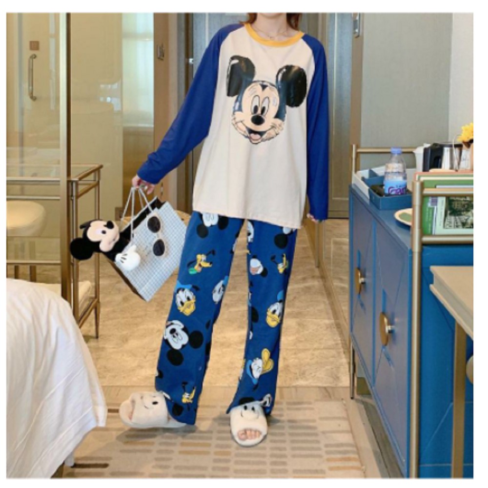 PIYAMA IMPORT BAJU TIDUR WANITA IMPORT KOREA - PP MICKEY