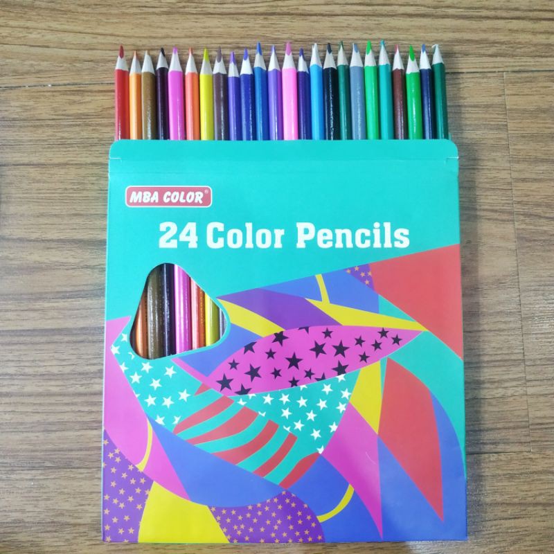 Pensil warna panjang 24 warna ME2091