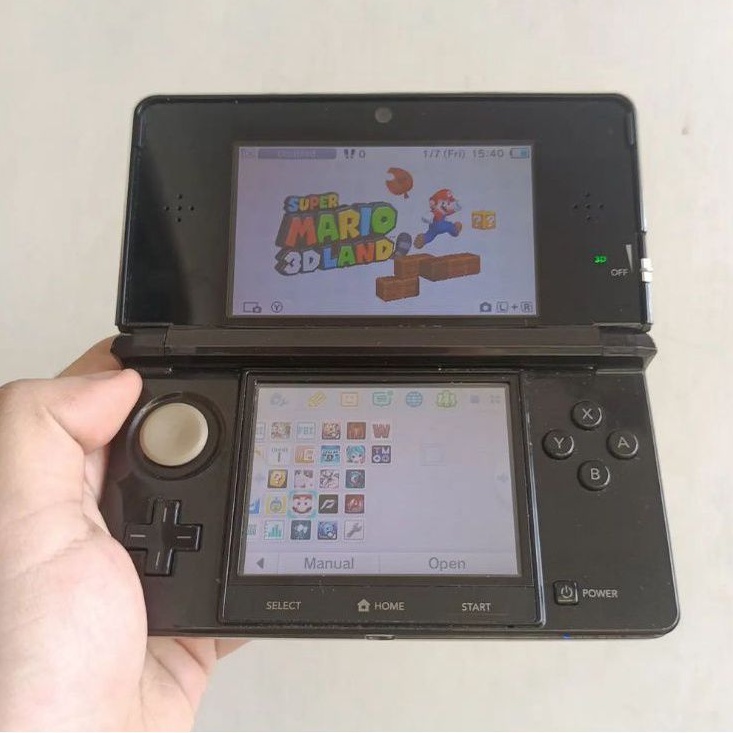 NINTENDO 3DS REGULAR CFW LUMA PERMANENT MEMORY 32GB 64GB 128GB FULL GAME NINTENDO OLD 3DS CFW LUMA + EMULATOR R4 TWILIGHT MENU NINTENDO 3DS NEW 3DS N3DS REGULAR ORIGINAL MURAH