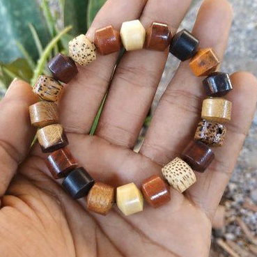 gelang kayu bertuah kombinasi