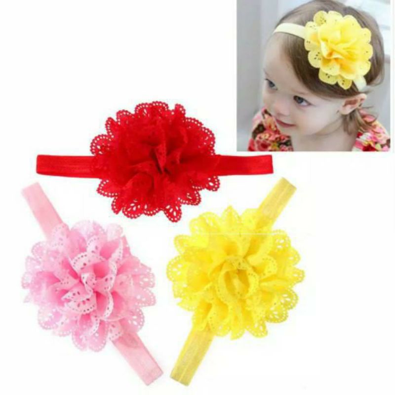 Bando Aurora / bandana elastis / headband anak bayi