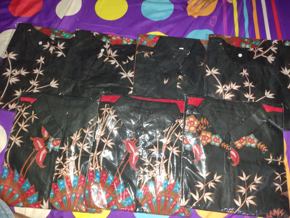 Batikmurahsekali Batik Couple Keluarga Motif Senobiru