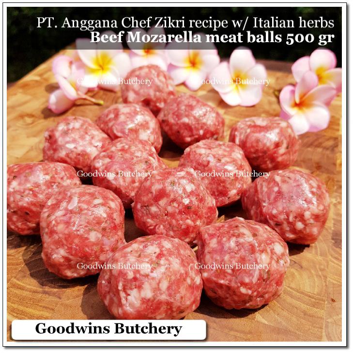 Jual 550g 1213pcs Australia beef MEATBALLS MOZZARELLA PERFETTO