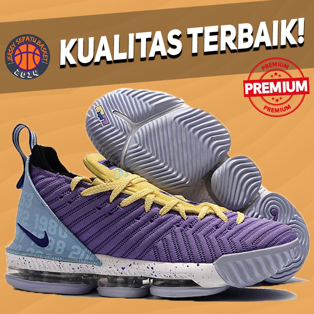 lebron 16 shoes lakers