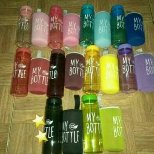 MY bottel+sarung/ botol minum