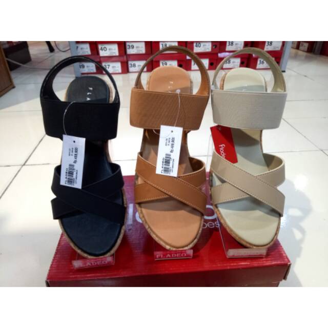 WEDGES TALI SILANG FLADEO MURAH
