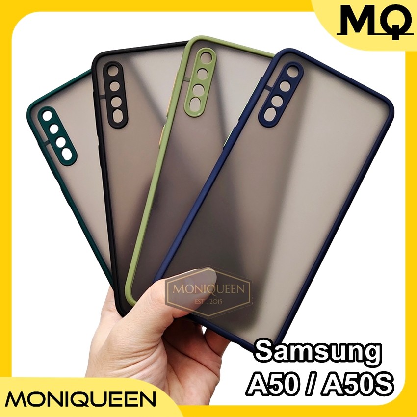 Hybrid Aero Case Samsung A10S A20S A50S A21S A70S A51 A11 M11 A01 CORE Lens Camera Cover Soft Case-Samsung A50/A50S