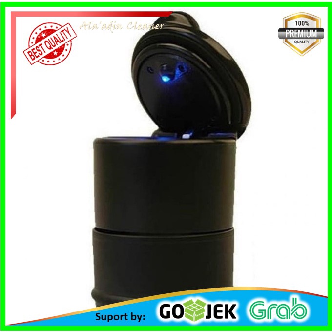 Asbak Mobil Tanpa Asap Rokok Mobil Portable Dengan Lampu LED