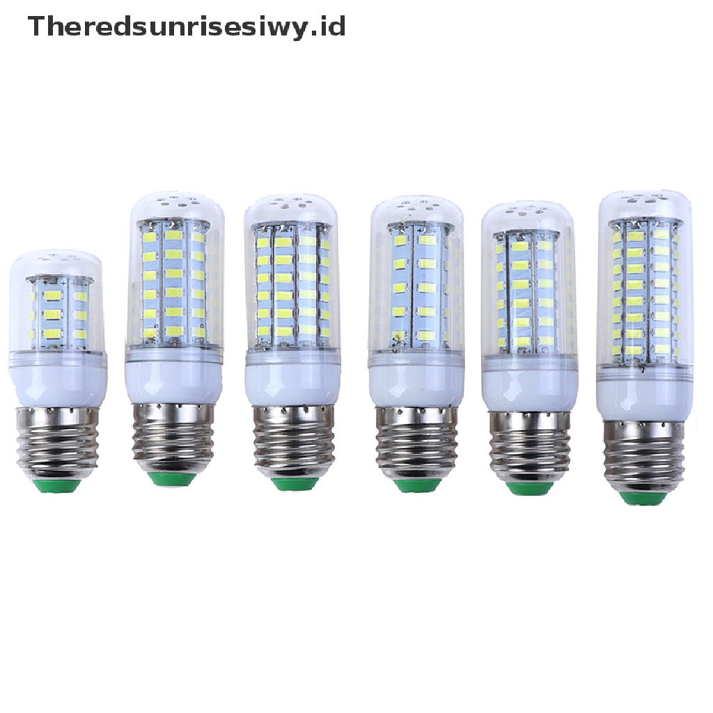 (Theredsunrisesiwy.Id) Lampu Bohlam Jagung Led E27 220v 240v 48 60 80 126 200 Led