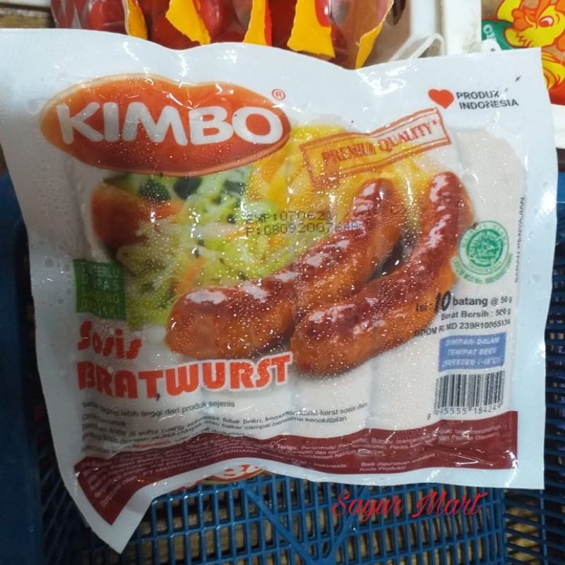

Sosis Bakar Kimbo Bratwurst Isi 10 Pcs