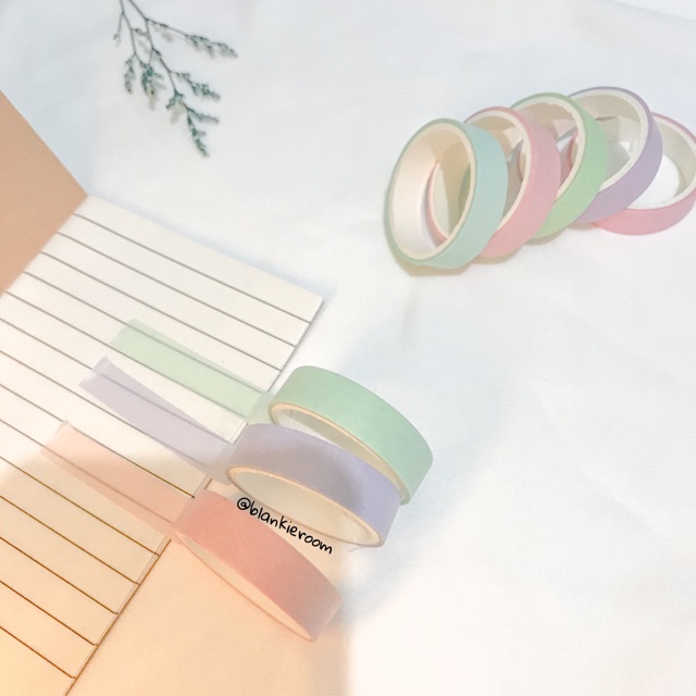 

1 Roll Washi Tape Deco Masking Tape Selotip Journal DIY Scrapbook (RANDOM)