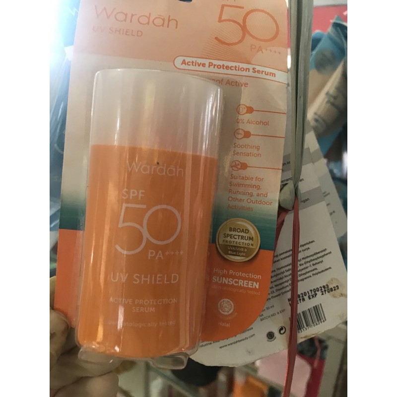 Wardah sunscreen waterproof tahan air spf 50