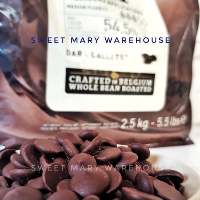 

Callebaut Dark Chocolate Couverture 811 Nv 54,5% 500Gr Cokelat 811Nv Sale