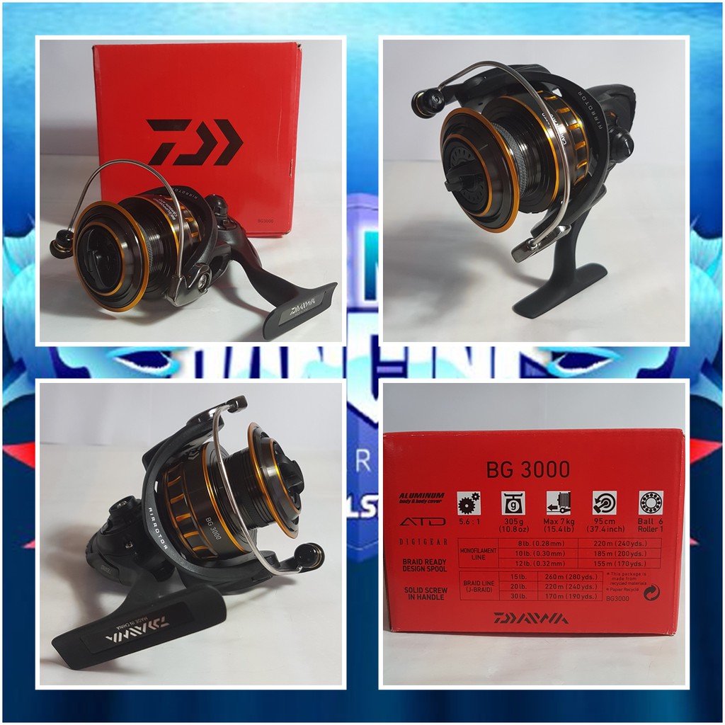 Reel Spinning DAIWA BG 2500, BG 3000