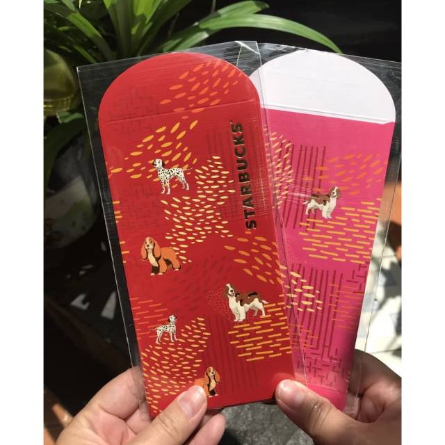 

Starbucks angpao dog year edition