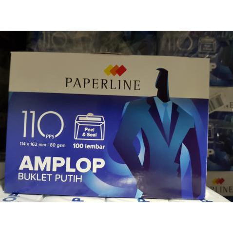 

Amplop Putih Sedang Paperline no.110 ukuran 114 mm x 162 mm TERBARU