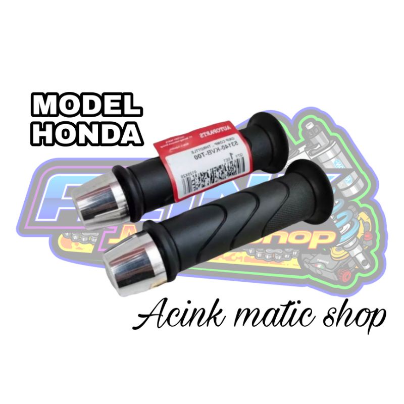 Handfat Handgrip Grip Karet Gas Beat Scoopy Pcx Vario Jalu Stang CNC