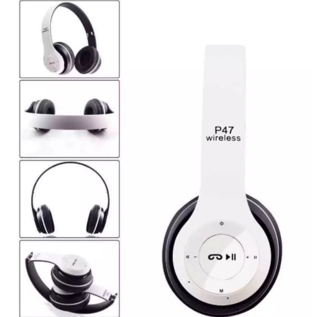 P47 BLUETOOTH HEADSET BANDO GAMING WIRELESS SUPER BASS / HEADSET BLUETOOTH P47 PRO / HEADPHONE WIRELES