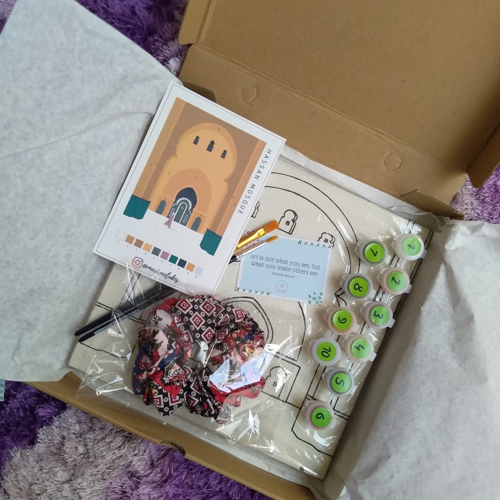 

Paint by Number Kit Hassan Mosque