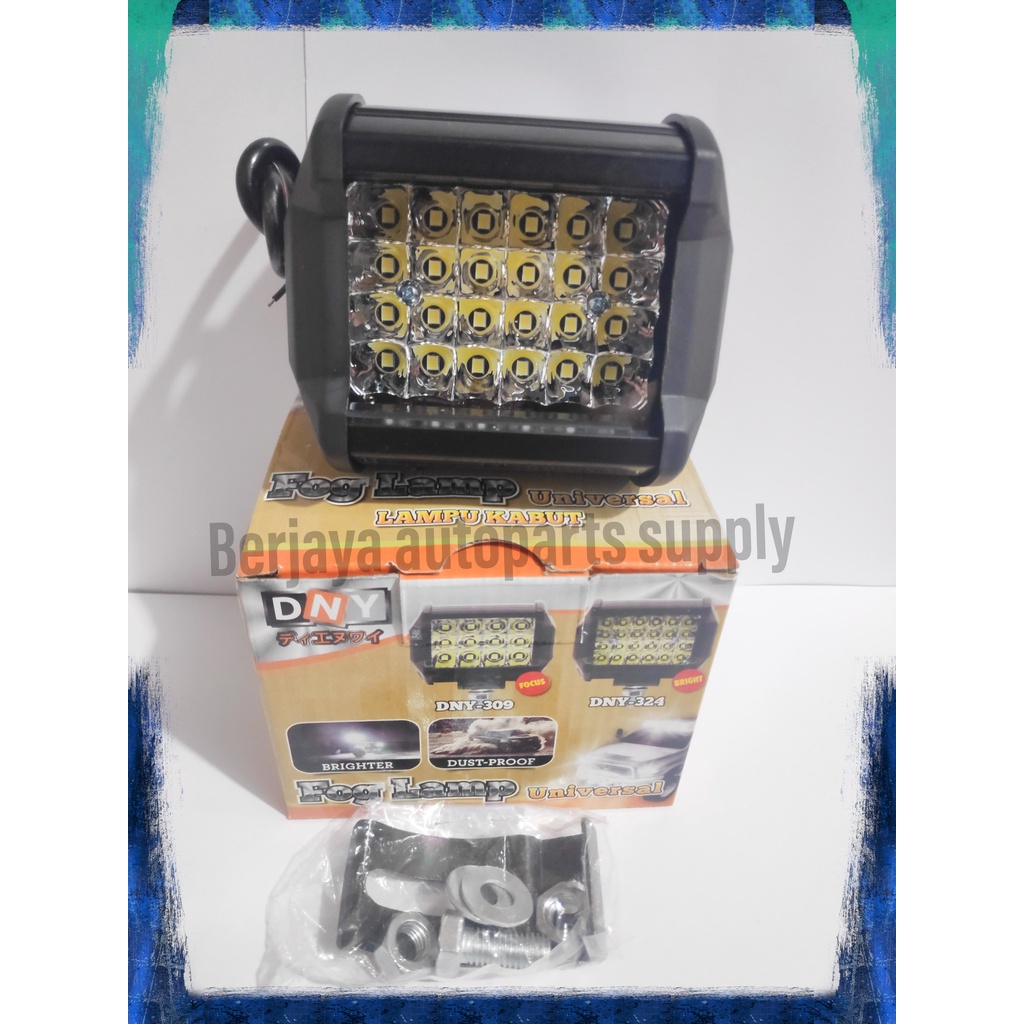 Lampu tembak sorot PETAK 24 SMD LED 12V-36V DNY-324 MOTOR MOBIL TRUK