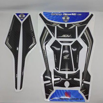 STIKER STICKER RESIN TIMBUL DECKPA TANKPAD FULL SET HONDA ADV 150