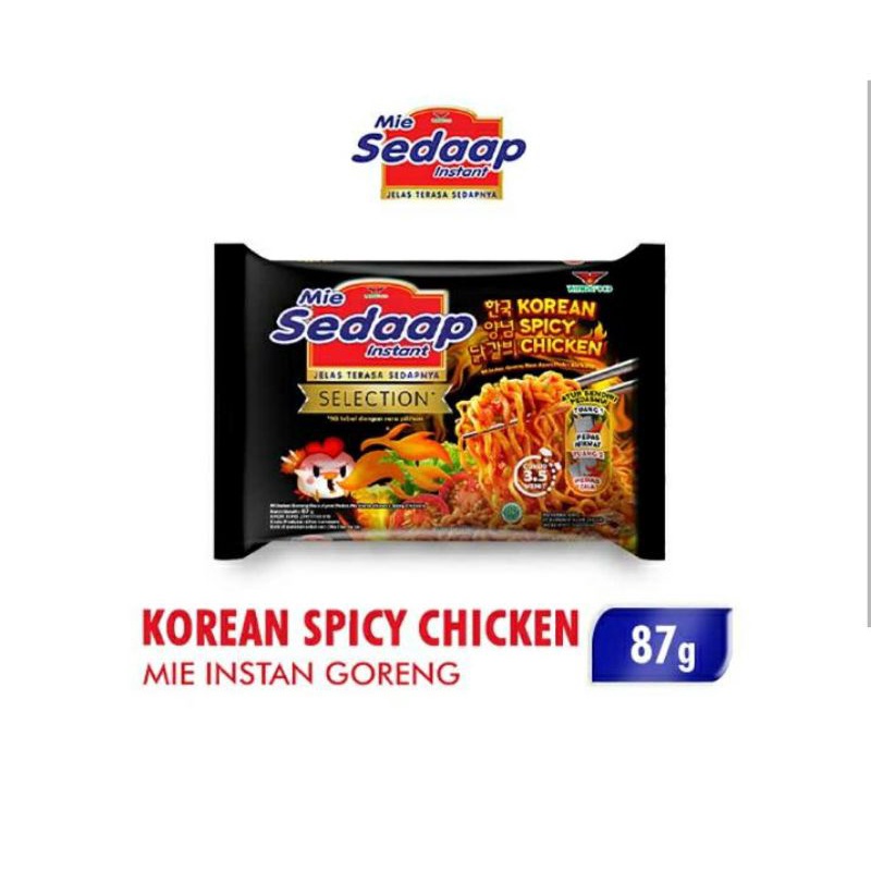 

Sedaap Mie Instant Goreng Selection Korean Spicy Chicken 87 g