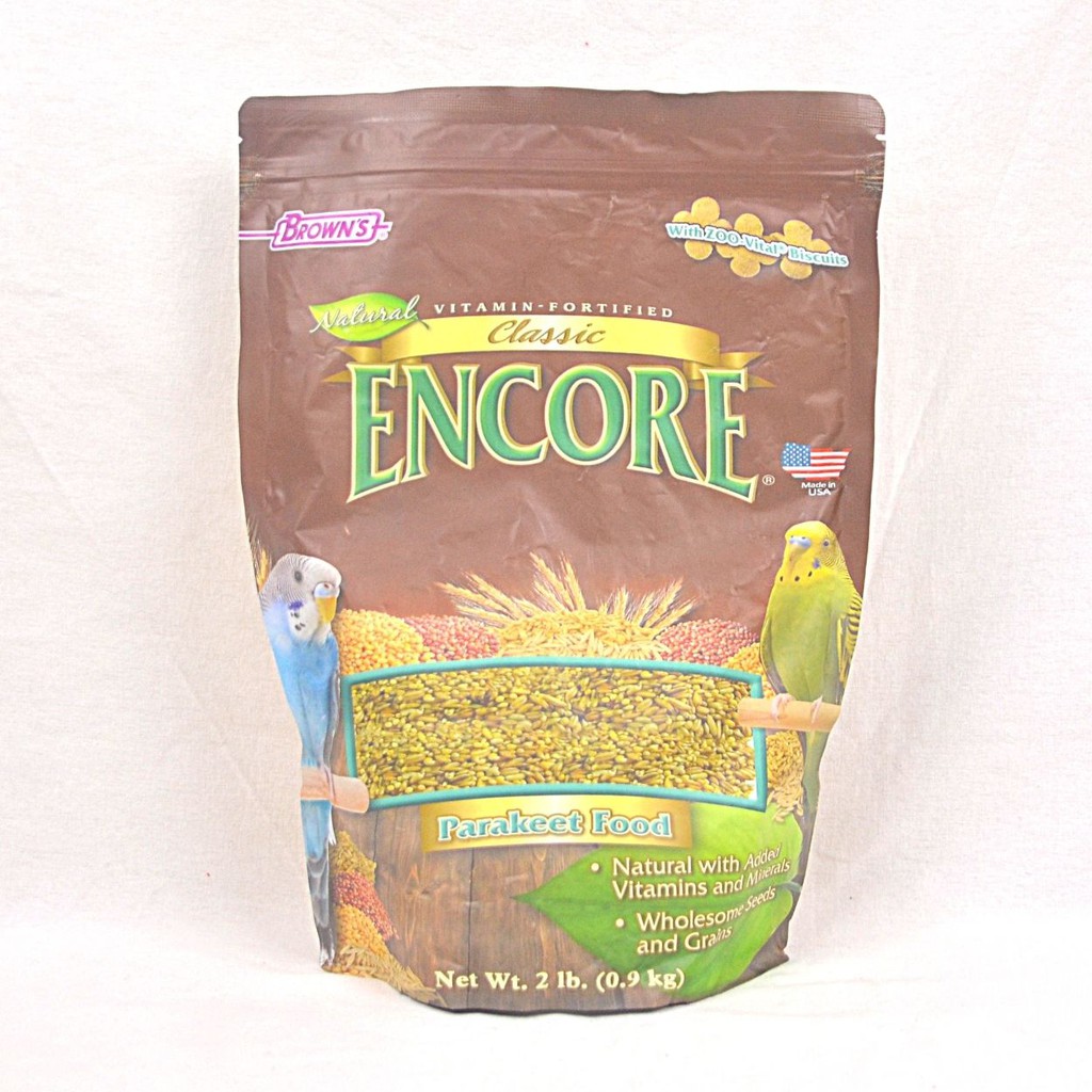 BROWNS Makanan Burung Encore Classic Parakeet 900gr