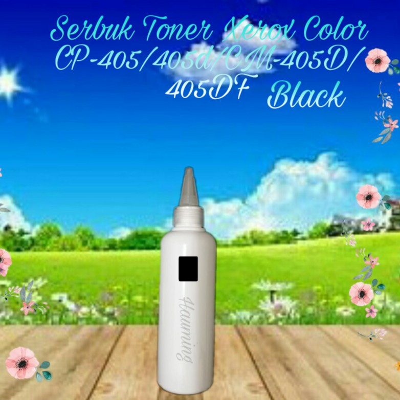 Serbuk Toner Color Xerox CP405 CP405D CM405 CM405D CM405DF CP-405 405D CM-405 405DF Black 1x Isi