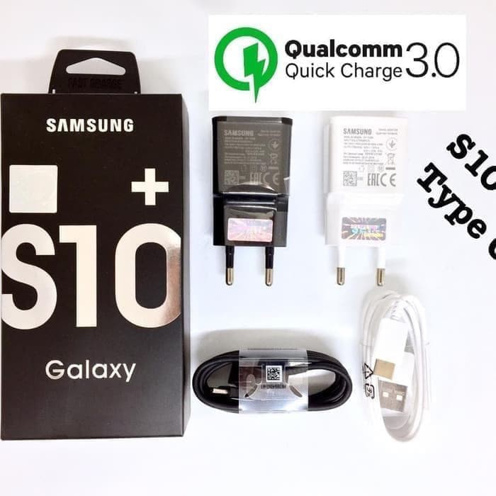 Charger SAMSUNG S10 S10 Plus S10e Original Fast Charging