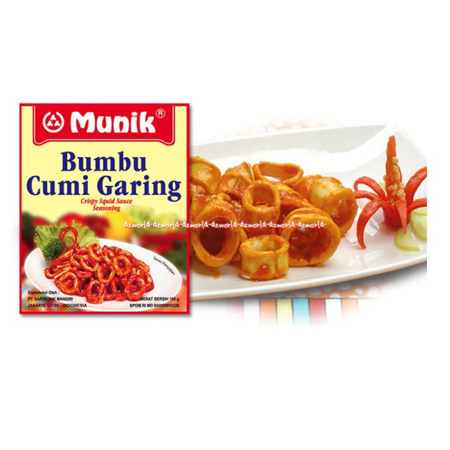 Munik Bumbu Cumi Garing Crispy Sauce Seasoning Bumbu Instan 100gr