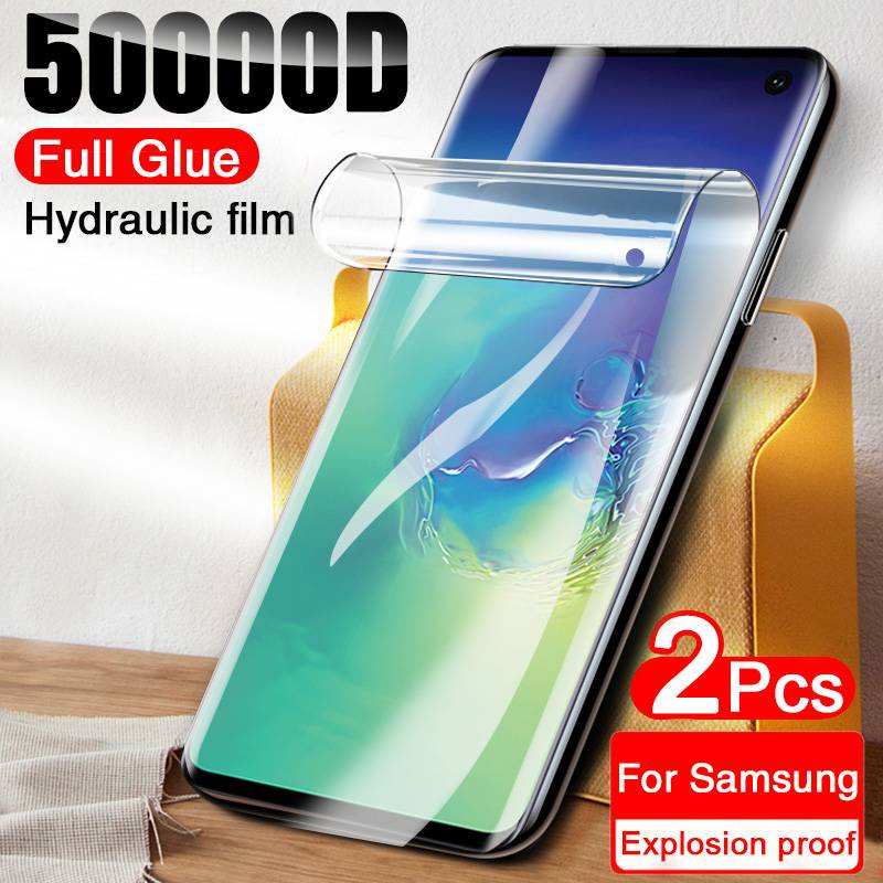2Pcs Hydrogel Film Screen Protector For Samsung s9+ / s9 / s8+ / s8 / s7 edge / s7 / s10e / s10+ / s10 / Note 9 / Note 8 / Note 10+ / Note 10 / S20 / S20+ / s20 plus Screen Protector