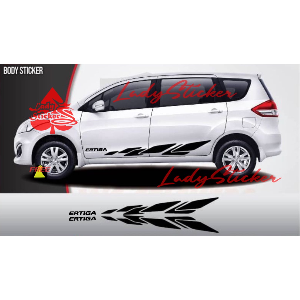 STICKER ERTIGA STICKER MOBIL LIST SUZUKI ERTIGA MINIMALIST