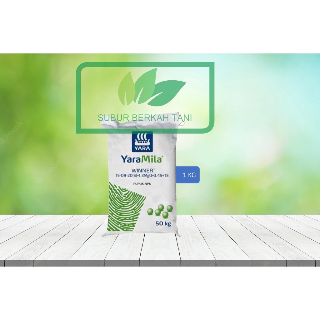 Pupuk NPK Yara Mila Winner , Pupuk NPK Yaramila Winner ( Repack 1kg )