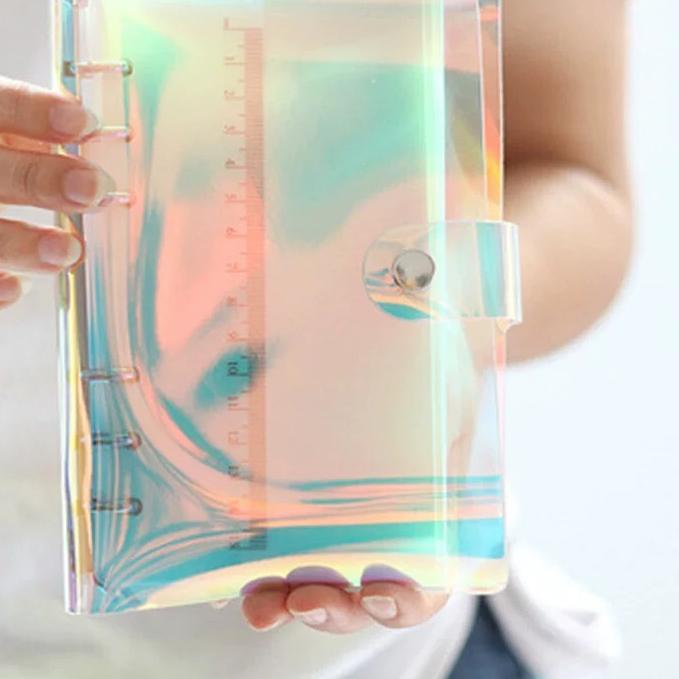 

Langsung Order BINDER TRANSPARAN A5 A6 HOLOGRAM JELLY CASE BINDER``