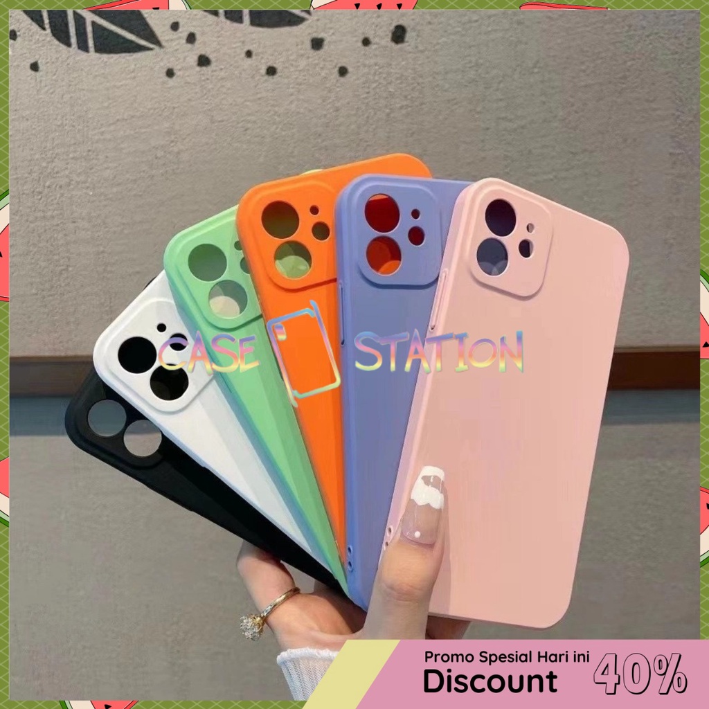 Softcase Iphone Xr Macaron Camera Protect