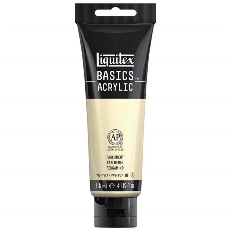 

Cat Acrylic Liquitex Basics 118ml Parchment