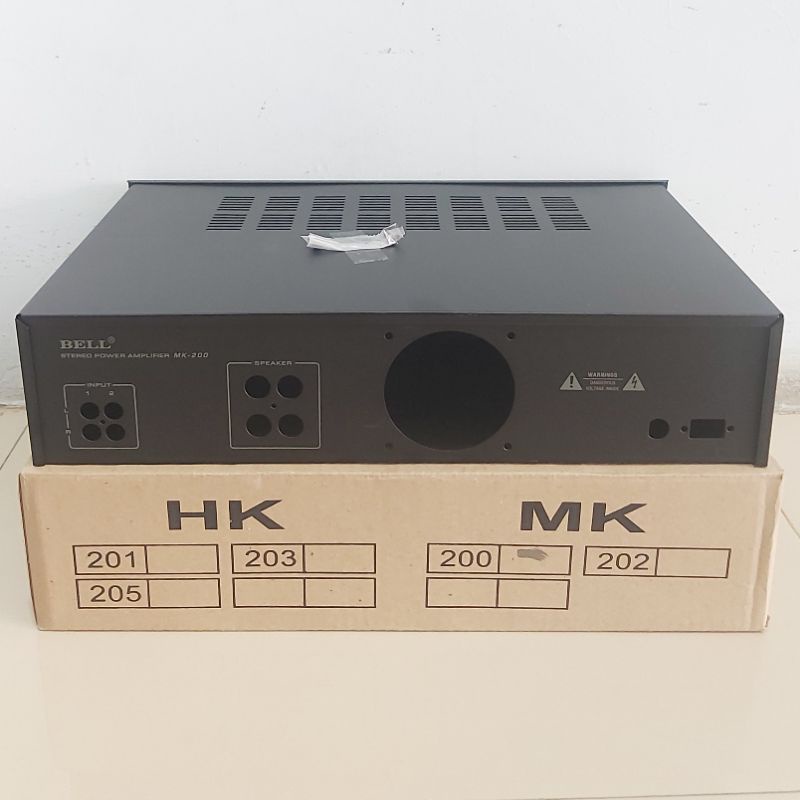 Box Power Amplifier BELL MK-200 Besi Plat Polos MK200