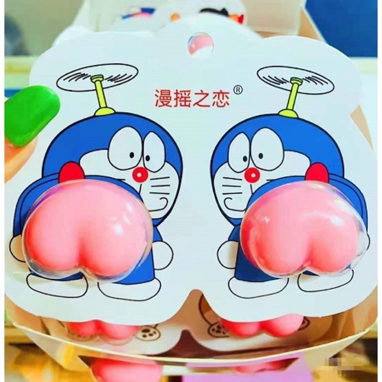 Permen Jelly gummy QQ sincan / doraemon/ rubah Bentuk bokong Lucu