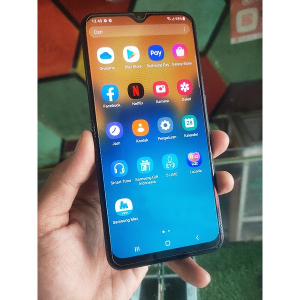 SAMSUNG GALAXY A20 RAM 3 32GB SEKEN SECOND BEKAS