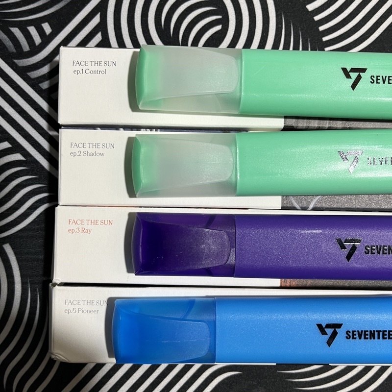 seventeen face the sun highlighter pen stabilo