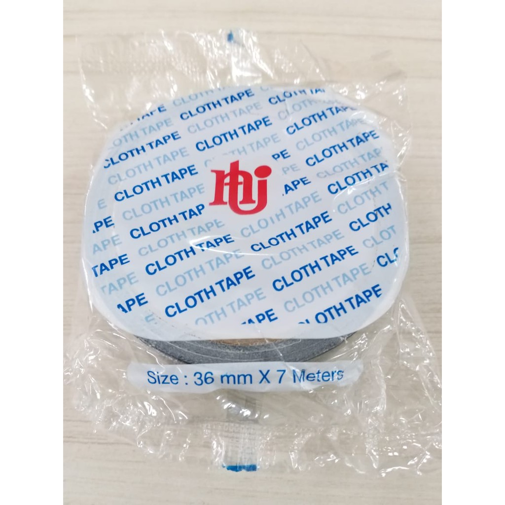 

Lakban Kain Hitam Nachi 1 1/2 Inch x 7 Meter / Cloth Tape 36 mm x 7 m 10012049