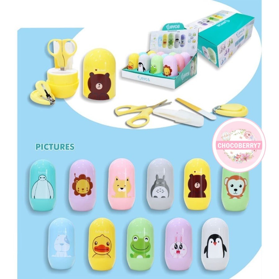 Kandila Nail Clipping Manicure Set Gunting Kuku Bayi 4in1
