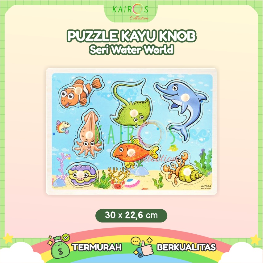 Puzzle Anak Kayu Knob Water World