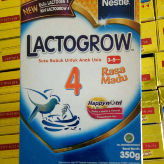 Lactogrow 4.madu 350gr