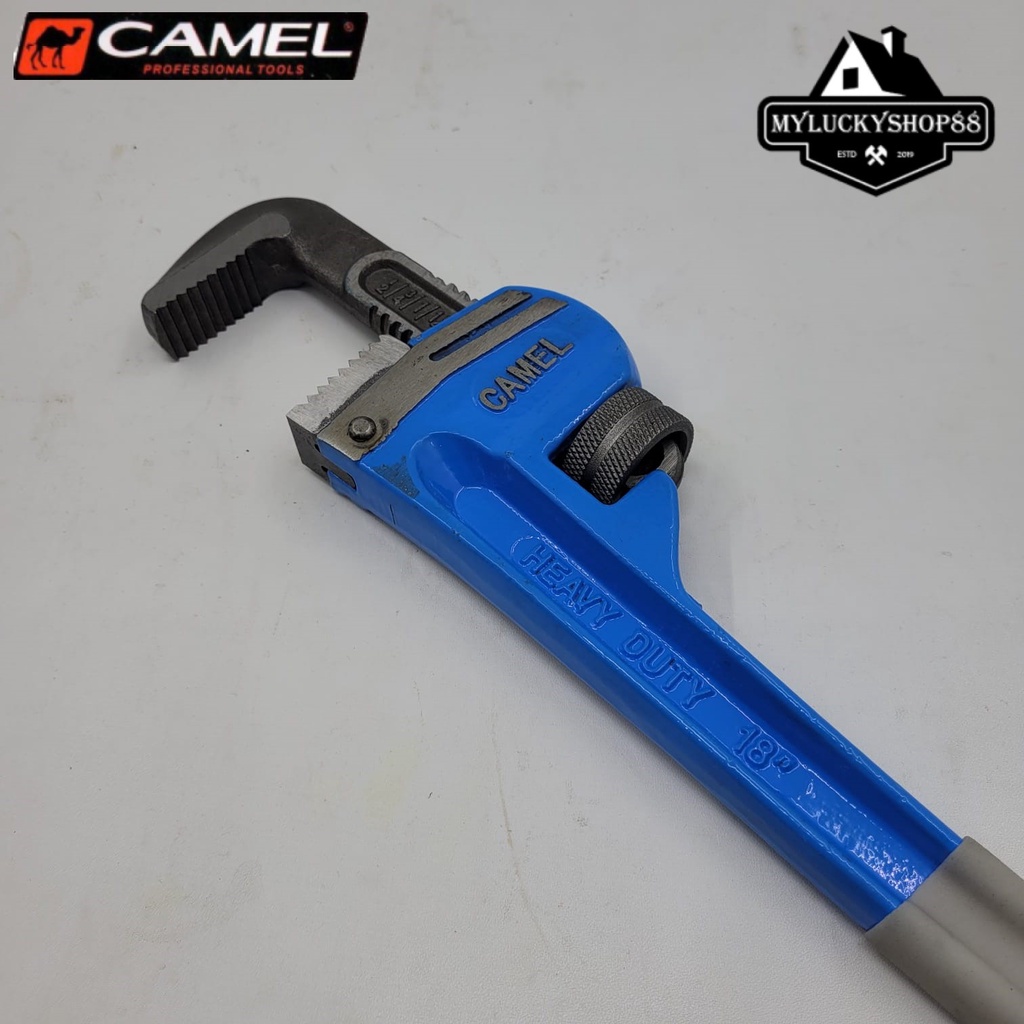 Camel Kunci Pipa Ledeng 18 Inch Pipe Wrench Saluran Air Pembuka Baut