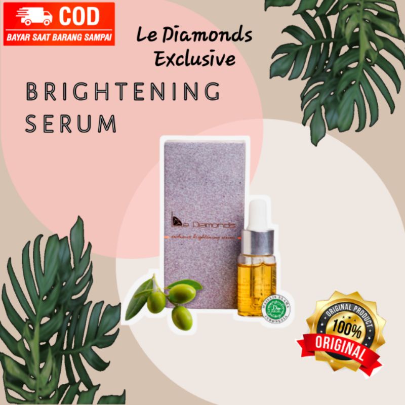 Serum Wajah - Exclusive Brightening Serum Le Diamonds ORI - Serum Glowing - Skincare Bpom