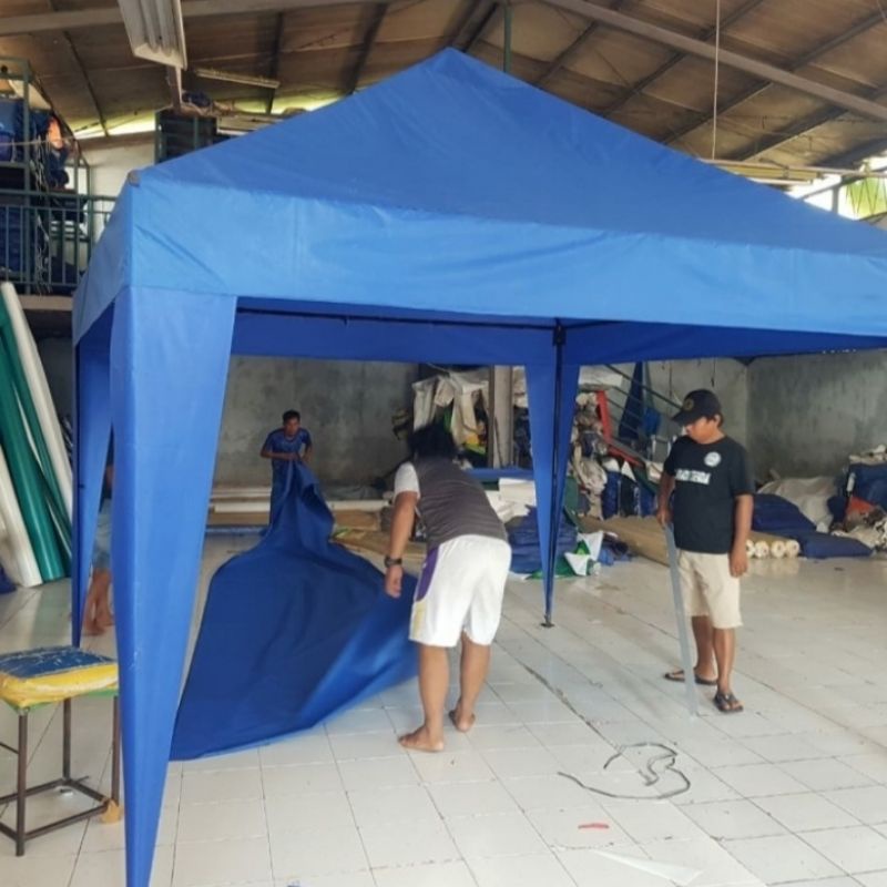 TENDA PIRAMID UK 4X4 RANGKA SINGEL