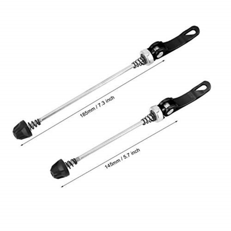 Sepasang Quick Release Sepeda Hub Skewer Qr Skewer Baut As Roda Sepeda-185/145mm